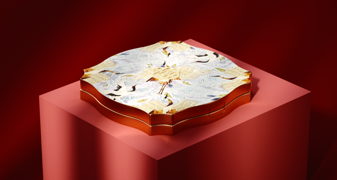 美妆品牌设计效果图,美妆品牌中国元素设计