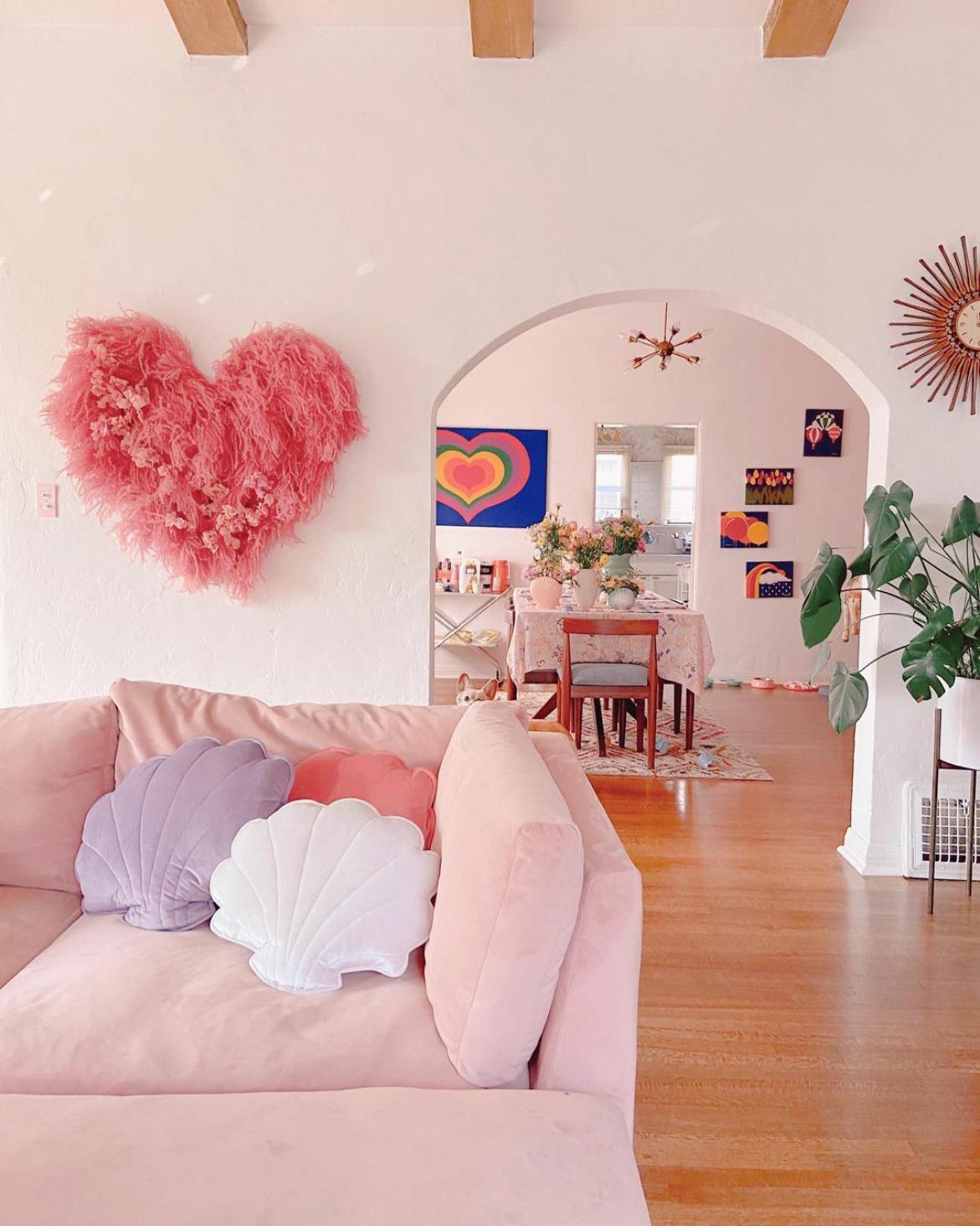 粉色系少女心装修,糖果色家装