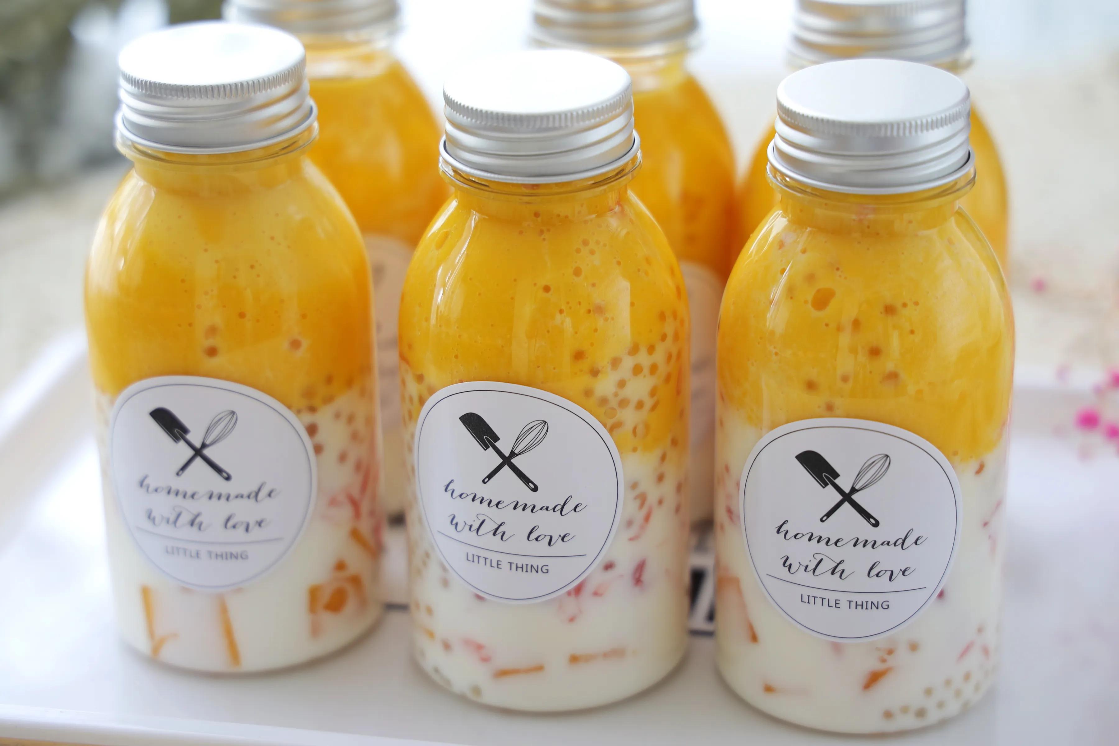 自制网红饮品,杨枝甘露,不加糖,好喝颜值高,夏天喝太安逸了