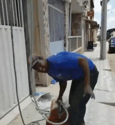 丢人搞笑动图gif,搞笑gif趣图世人皆醒我独睡