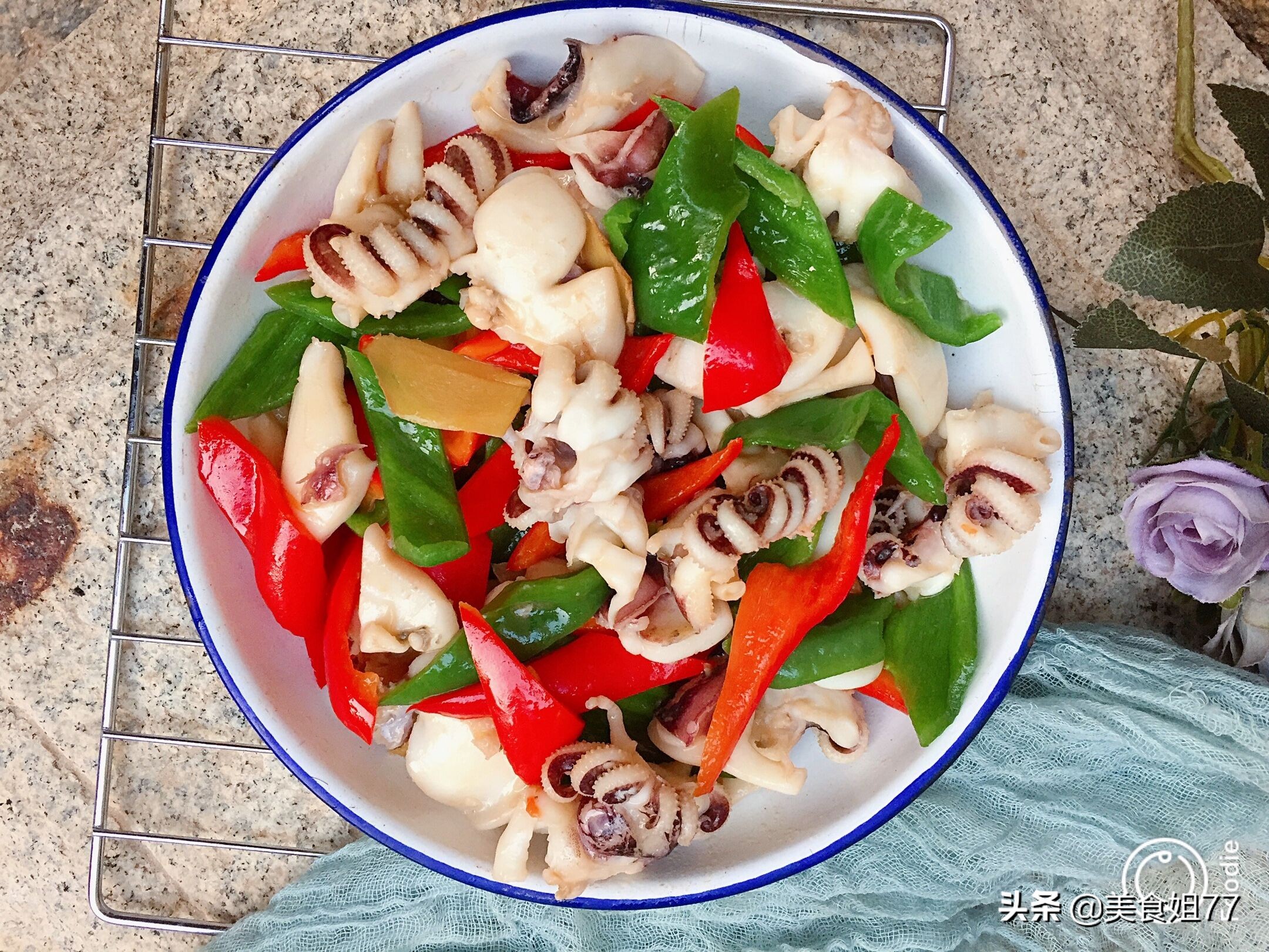 鱿鱼脖怎么炒才好吃不腥也不辣,鱿鱼怎么炒好吃又简单又不腥