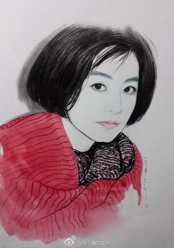 比起打印画,美院毕业的他,笔下这种彩铅水彩画才好看哭了~