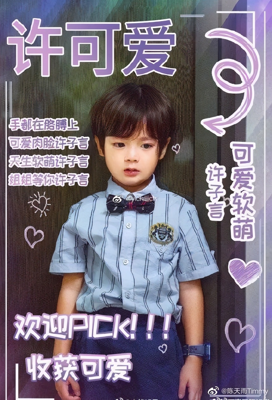 小演员陈天雨是谁家的孩子,小童星陈天雨个人资料