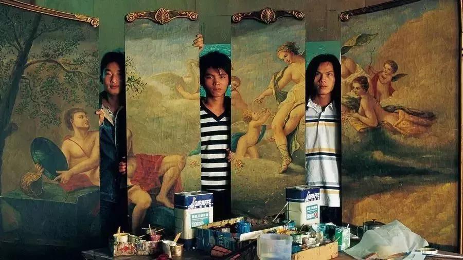 中国最大的仿制油画,高仿的赝品画