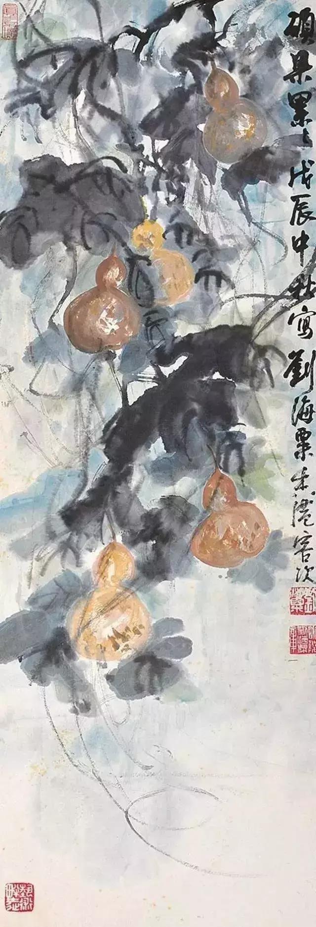 十大名家画葫芦,名家国画葫芦精品图