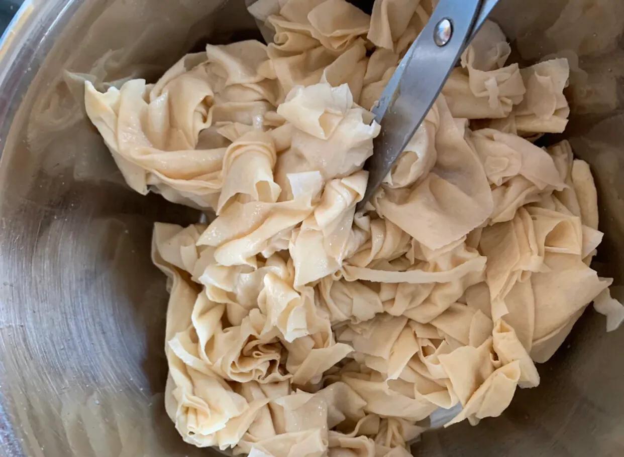 童年回忆小吃豆腐皮,探险家幼儿手工