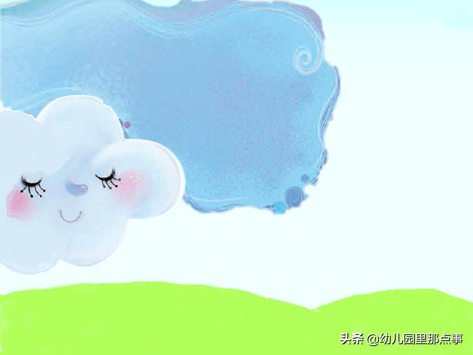 小班语言彩色的梦图片,小班彩色的梦儿歌