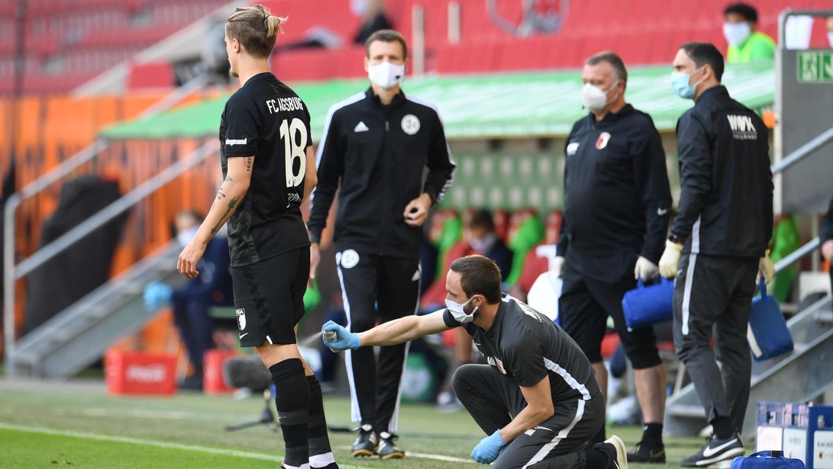 图片来自欧洲体育：保持“社交距离”的德甲