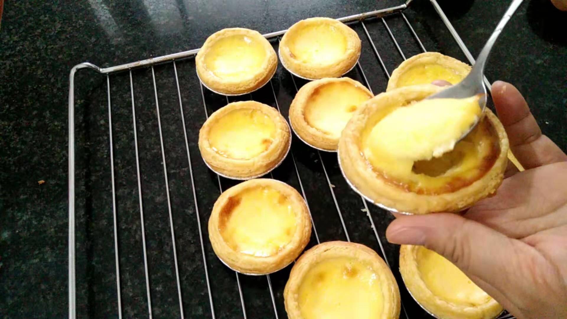 烘焙小白也可以一次成功,比面包店还要好吃的自制蛋挞