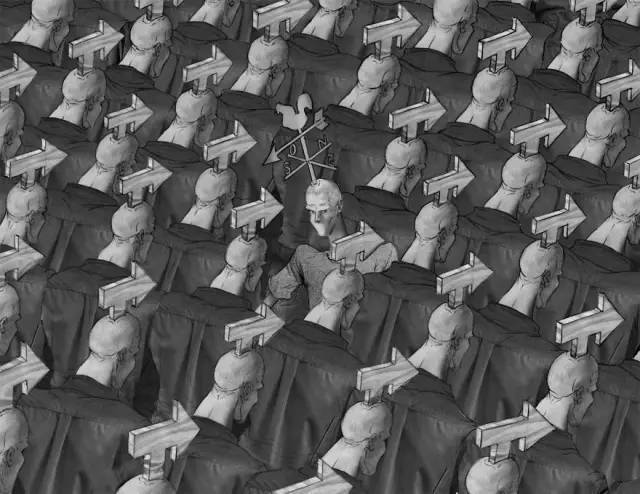 暗黑风格绘画人物素描,暗黑系插画100幅