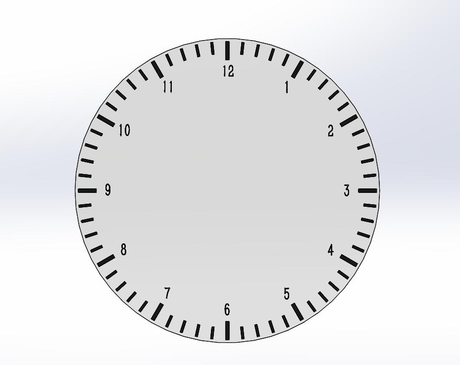 用solidworks数字阵列一个表盘刻度，内含建模视频