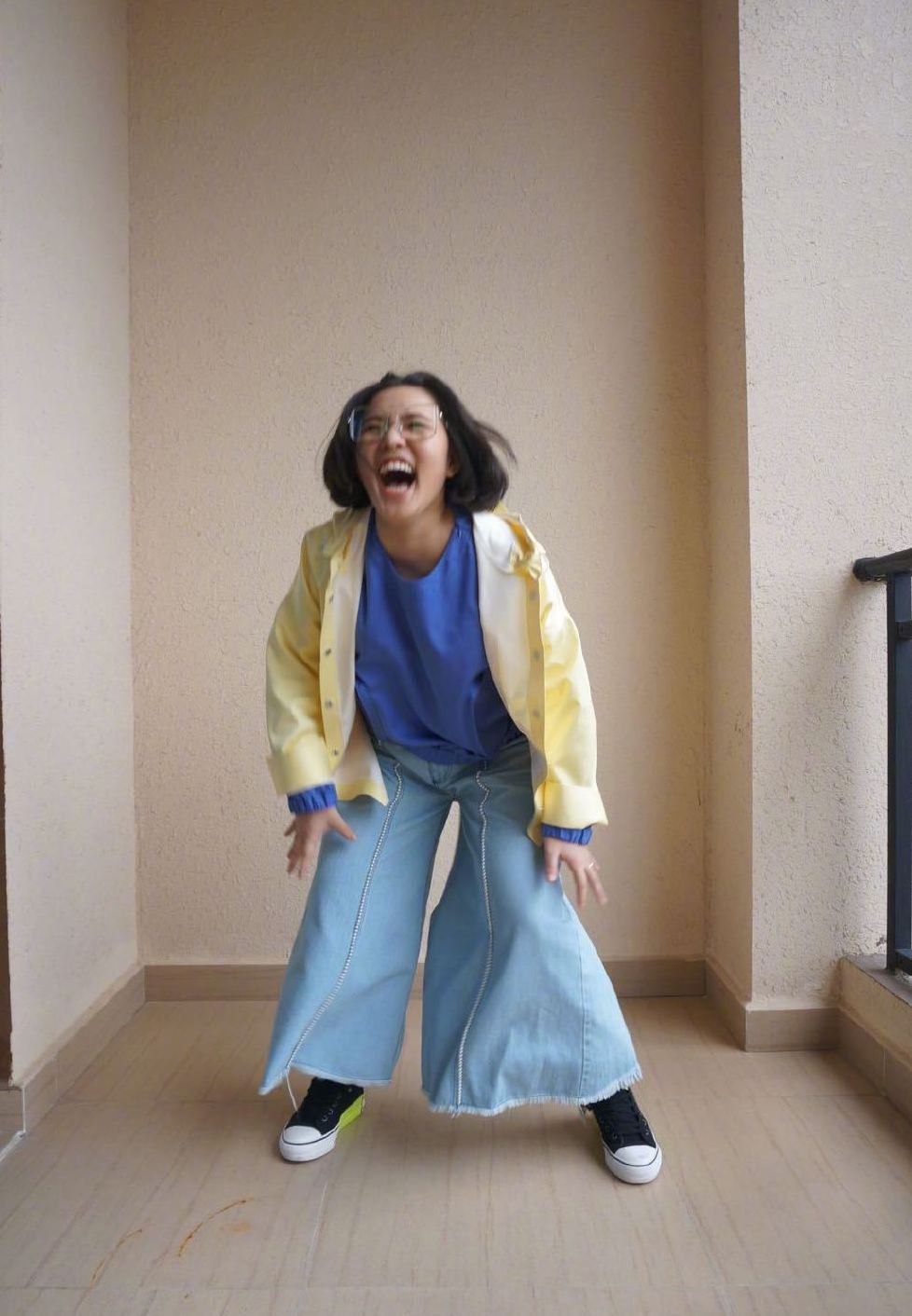 谢依霖二胎产后的照片,谢依霖产前产后