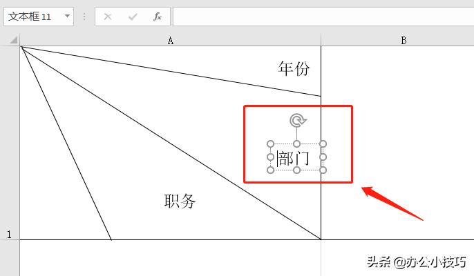 excel把一个单元格用斜线表头分开,excel表头三斜线用文字解释