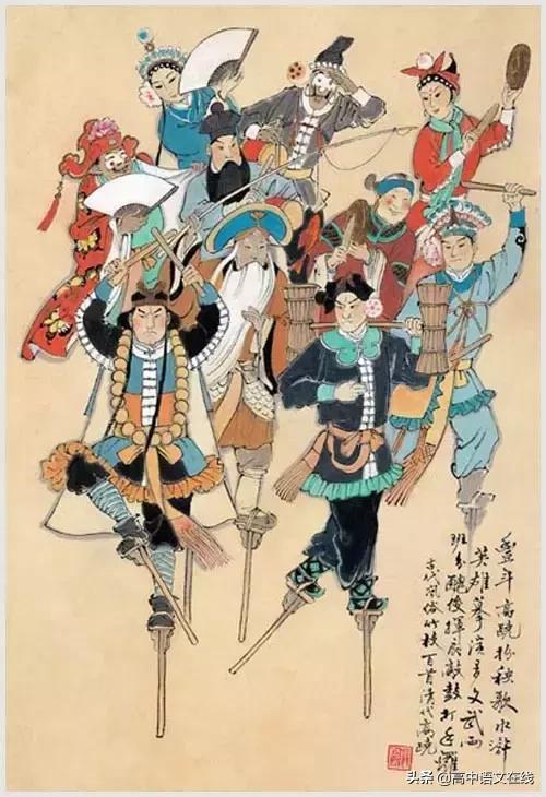 100张风俗图，100首诗词，太美了