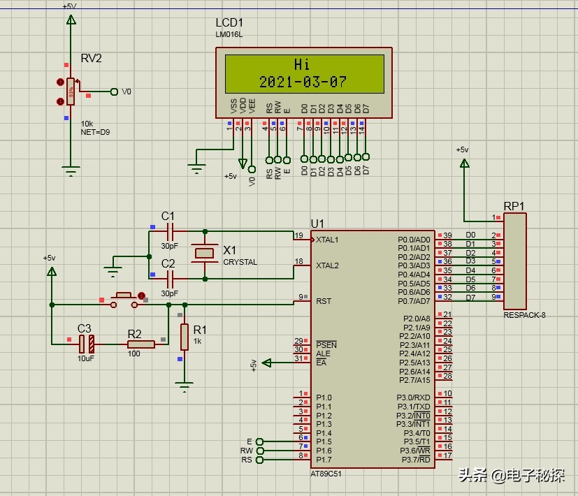51单片机自学笔记pdf,51单片机lcd滚动显示