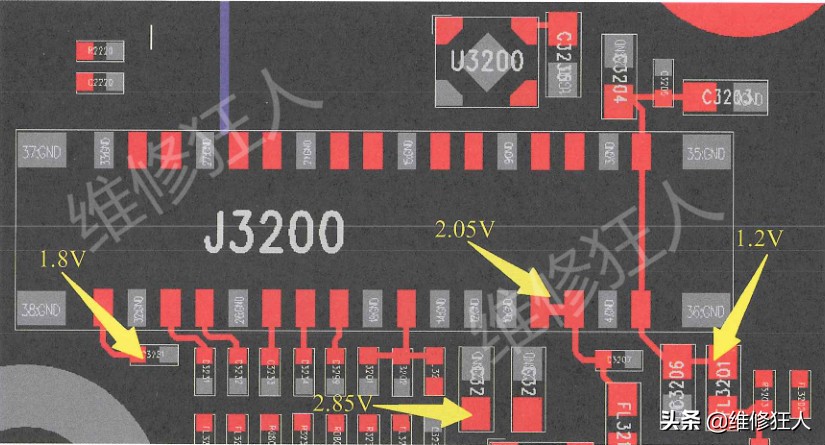 苹果6SPlus被摔后不能照相听简无声音多故障维修