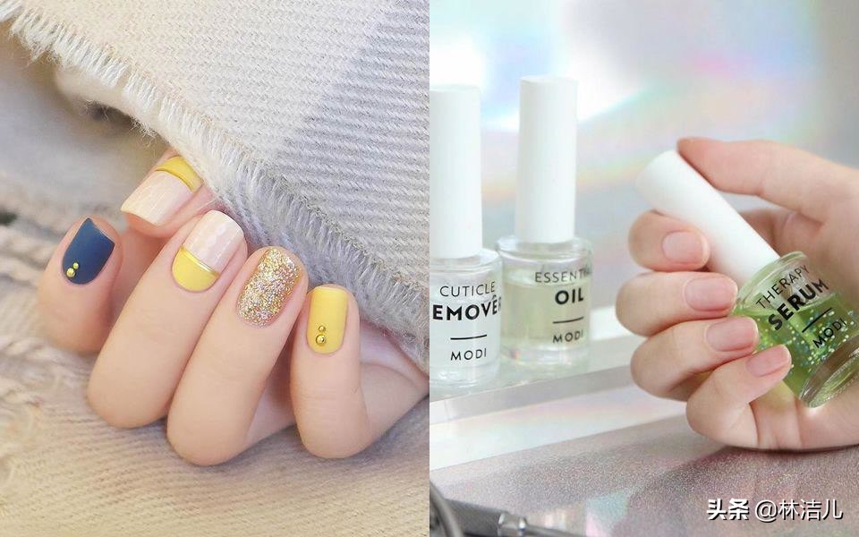 林允自己做美甲视频,林允美甲教程