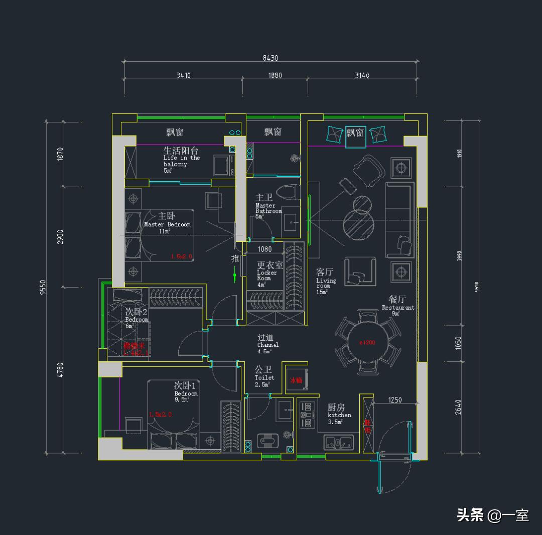 室内设计一套图纸大概要多久,室内设计施工图要学多久