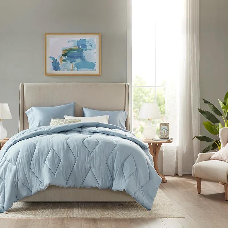 不易睡扁超软糯！羽丝绒填充，银离子抗菌被芯，一年四季都好睡