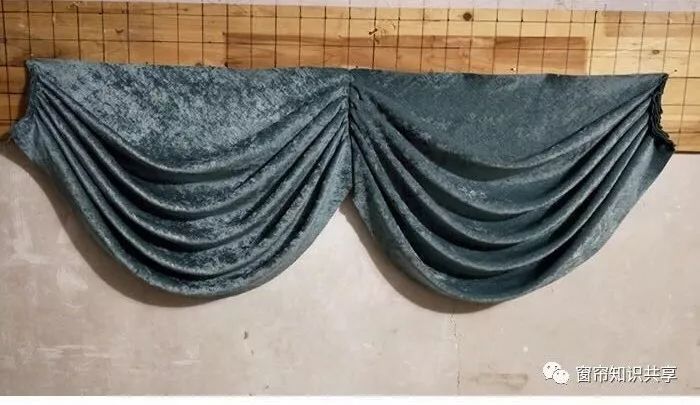 窗帘连体水波帘头制作视频,欧式风格窗帘平板水波帘头
