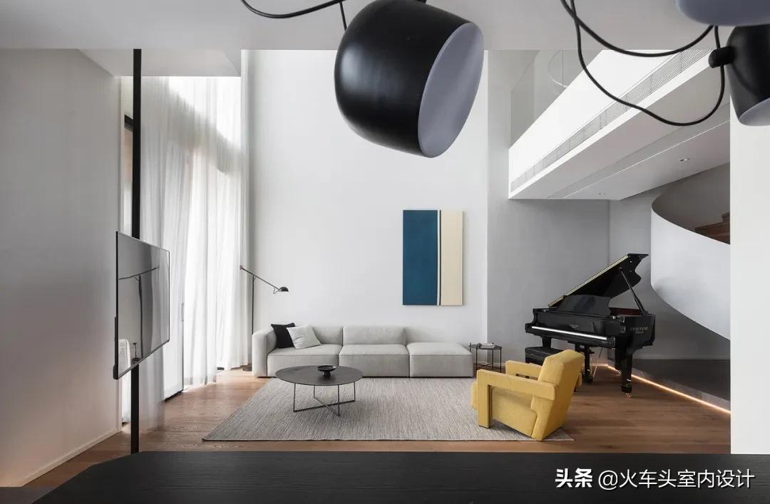 80款挑空客厅设计,大宅就该有这气势