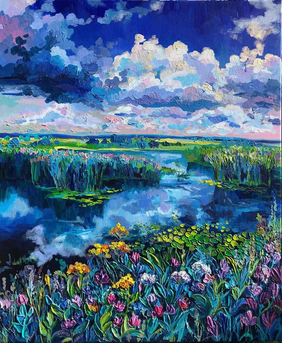 一千元颜料画画,画画颜料全套捡漏