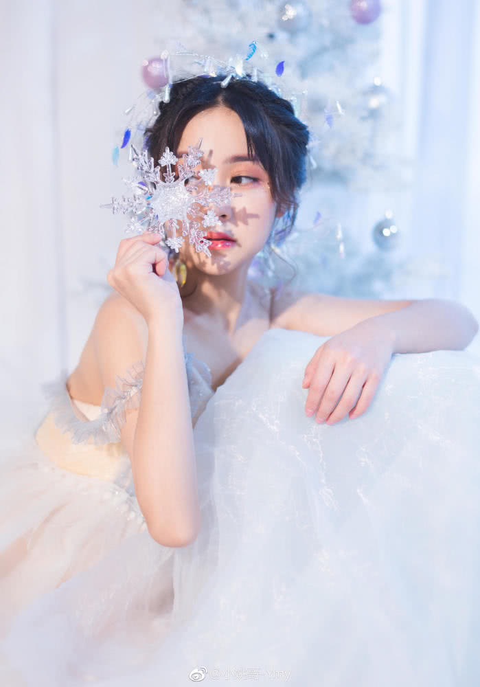 冬天圣诞写真风格,圣诞清新写真图片