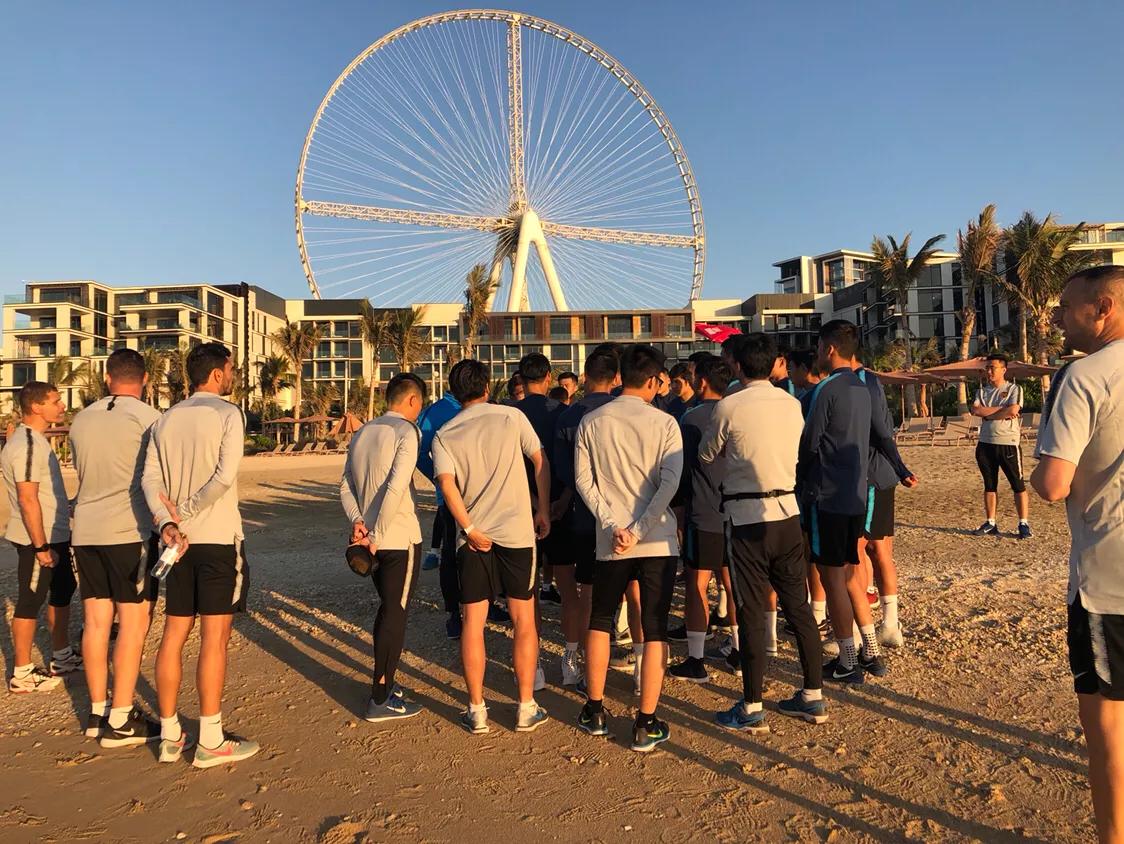 迪拜日记|海边跑步健身房加练！中西式厨师团队全程保障！