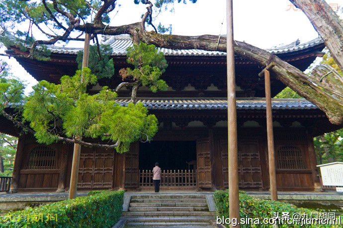 京都大德寺的庭院,织田信长墓地图片大全