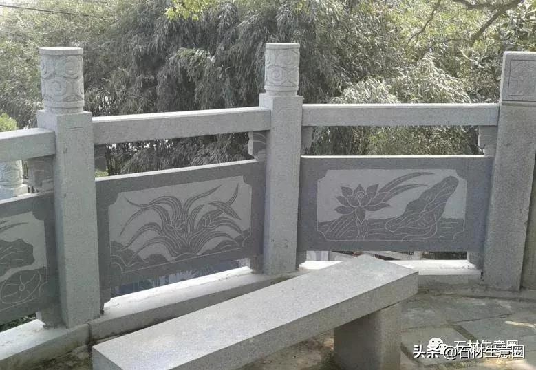 g682花岗岩河道栏杆,湖南河道花岗岩石栏杆