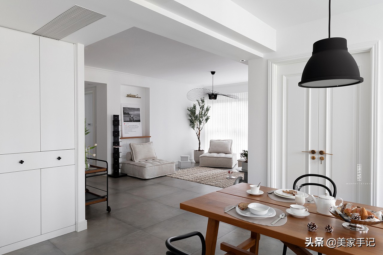 大面积留白风格装修,留白设计装修