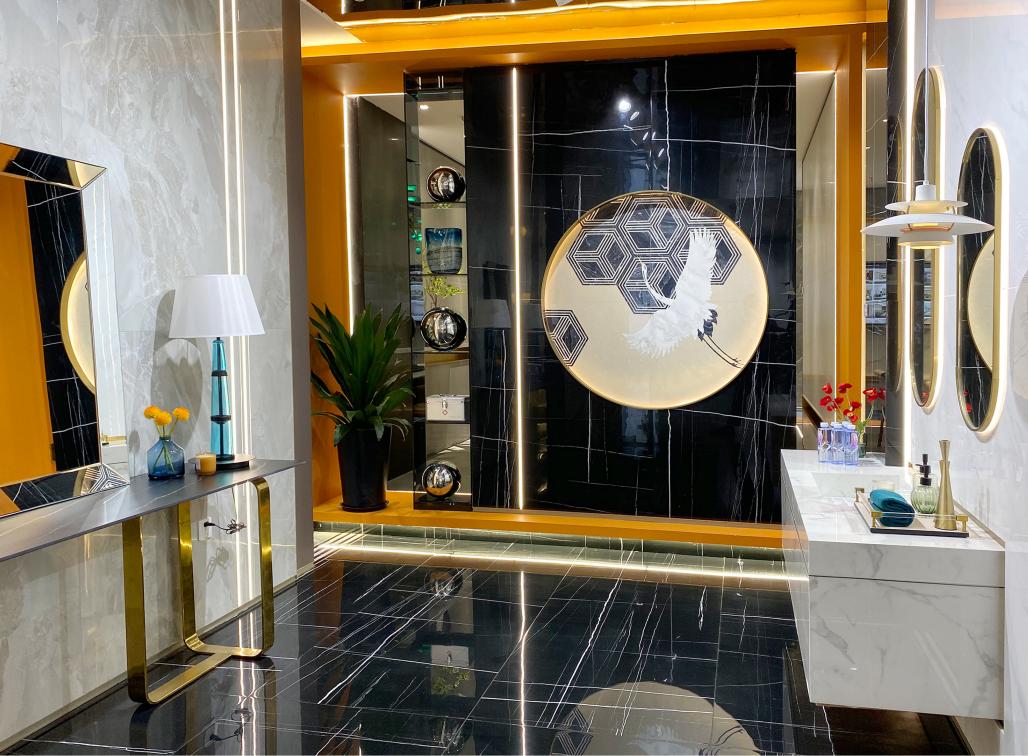 欧神诺瓷砖门店搭配图,欧神诺大理石瓷砖店