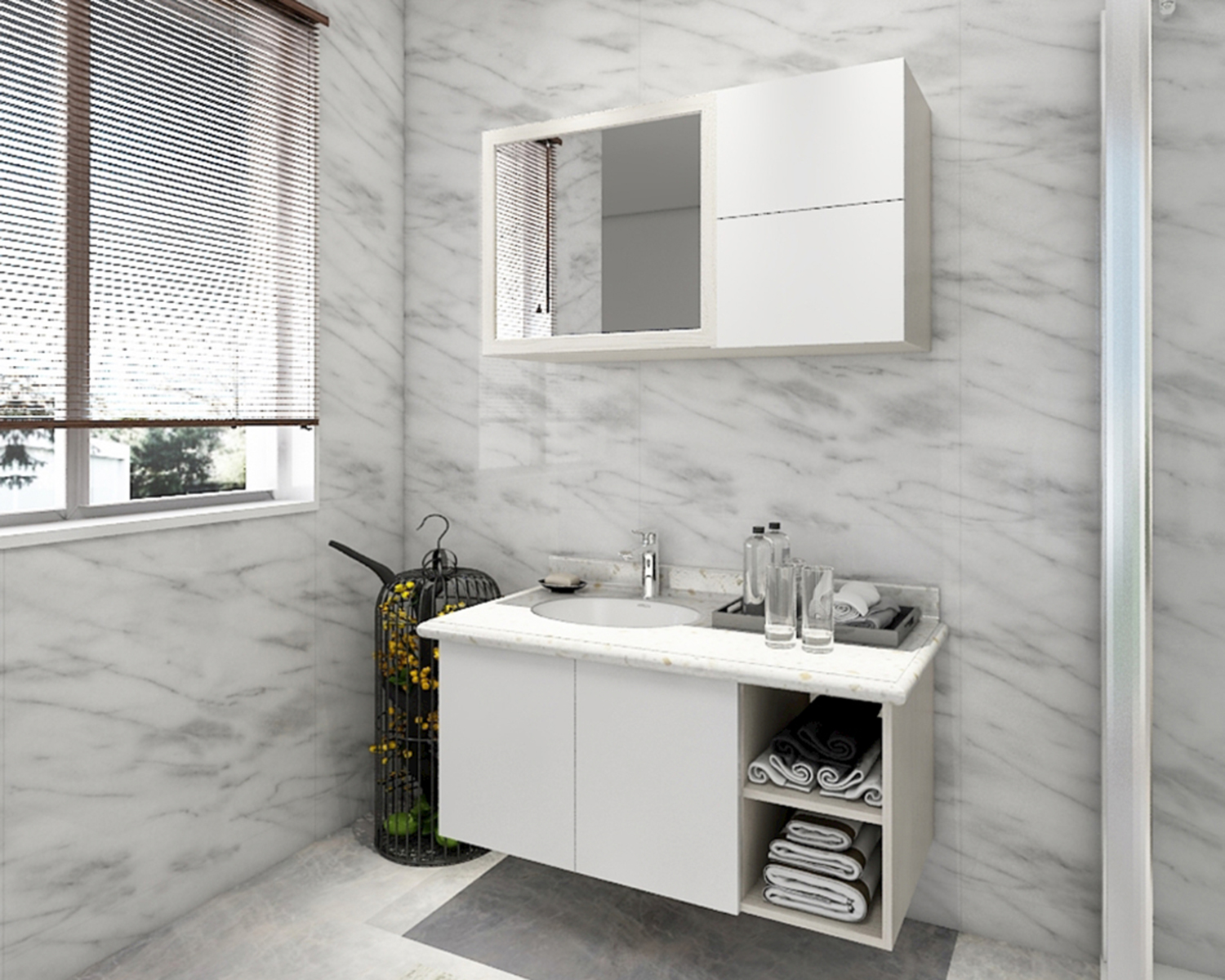 设计合理的浴室柜,把握这4点打造彰显品味的浴室柜