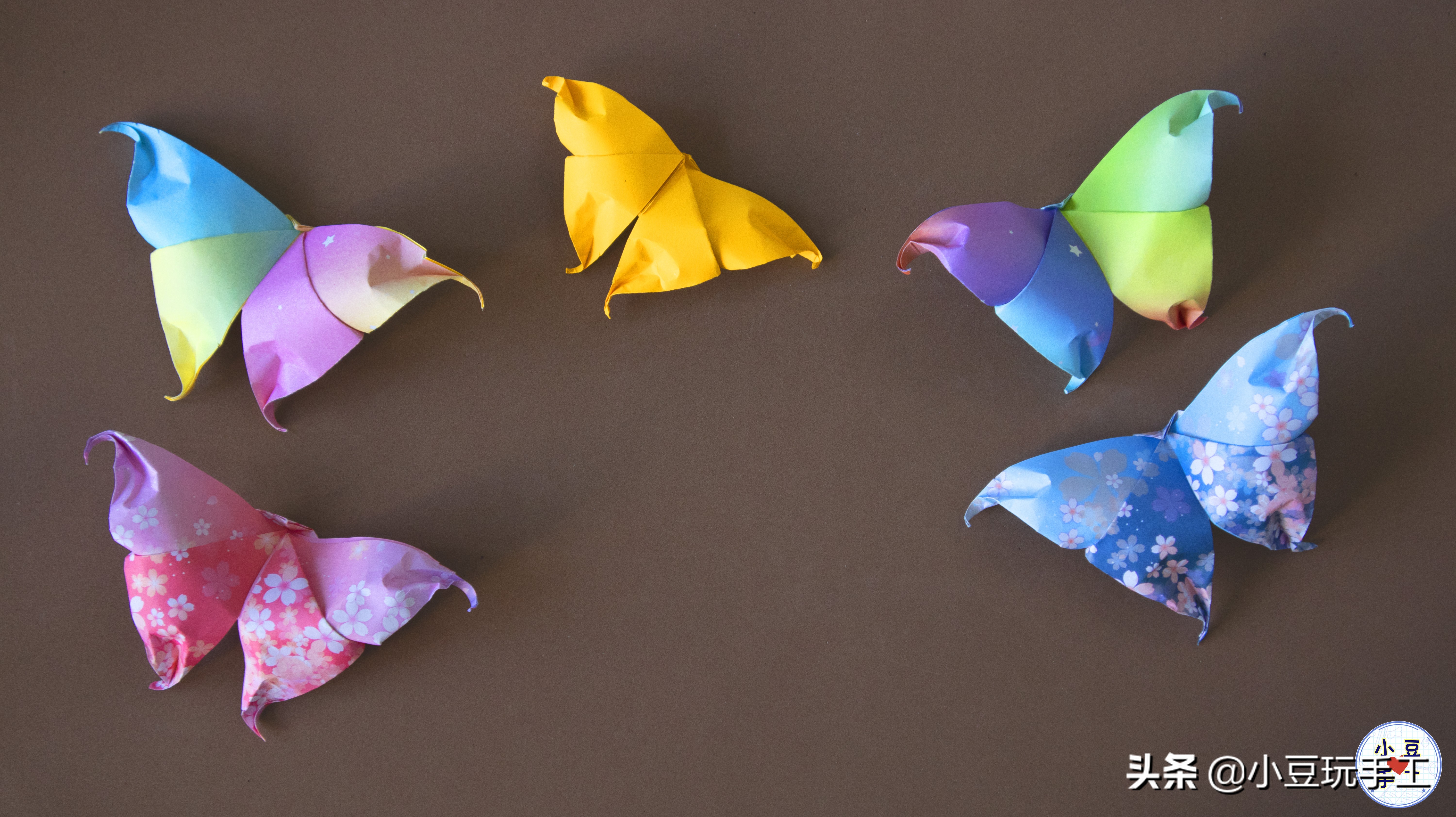 凤尾蝶简单又好看,蝴蝶折纸教程凤尾蝶