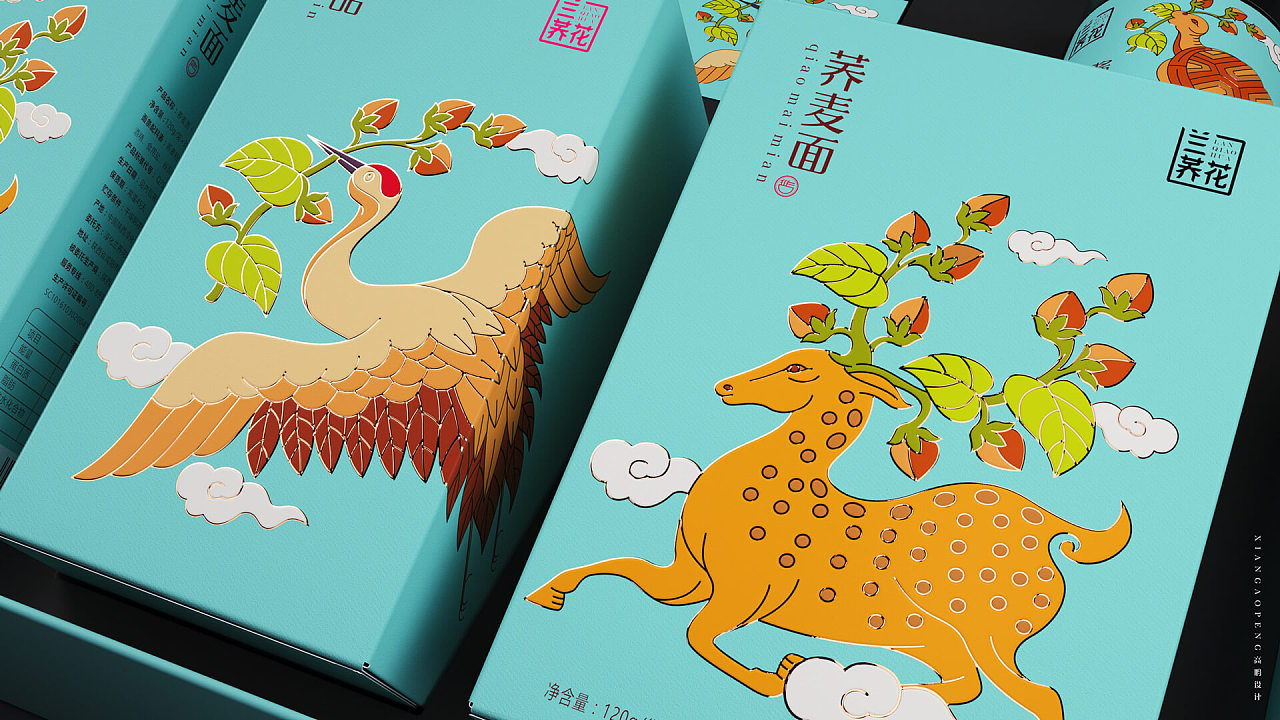 食品包装设计插画风,包装设计中国风元素