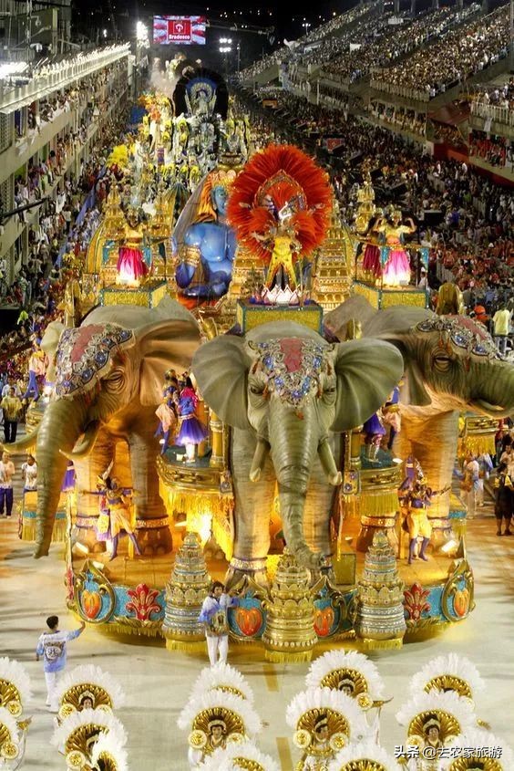 真实的巴西狂欢节,巴西惊艳沙滩狂欢节