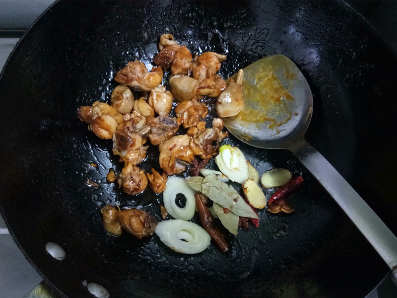 笋干焖腊鸡腿,笋干焖鸡图片