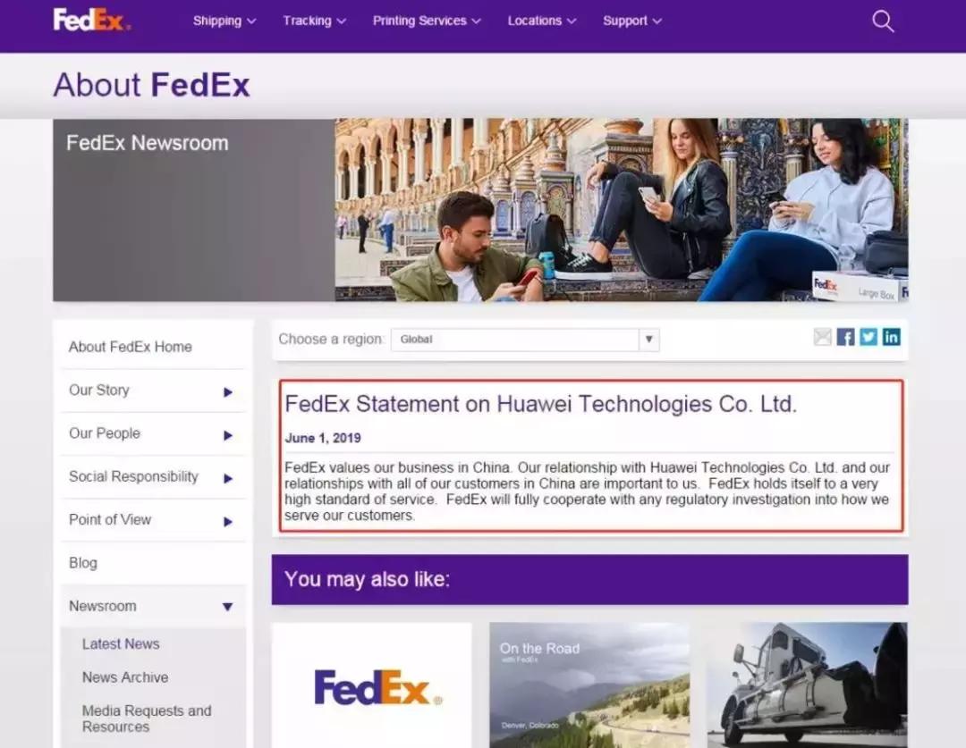 联邦快递最新表态,联邦快递最新事件消息