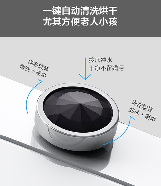 云米智能马桶普通版,云米智能马桶自动翻盖