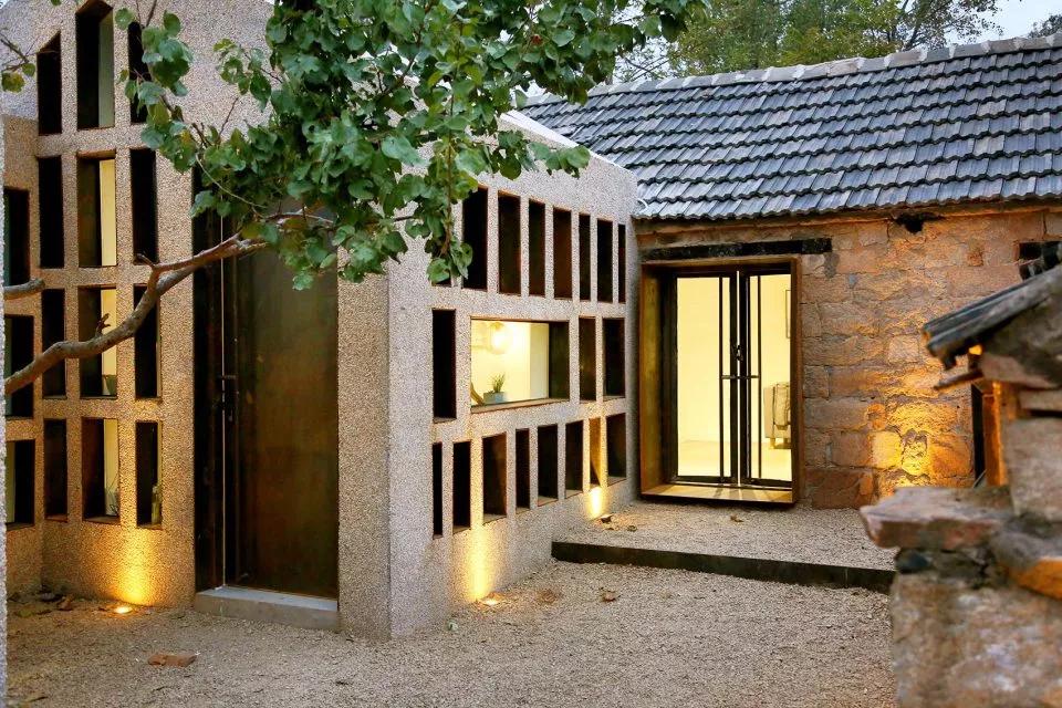 建设最美乡村图片,用泥土打造家园