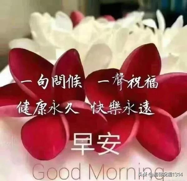 小溪幸福慢慢淌，晨风轻叩美窗棂，催你早起迎朝阳！祝你心情灿烂