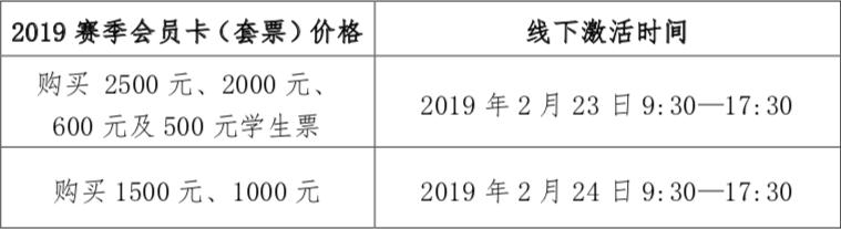 广州恒大淘宝足球俱乐部2019赛季会员卡（套票）充值续费公告