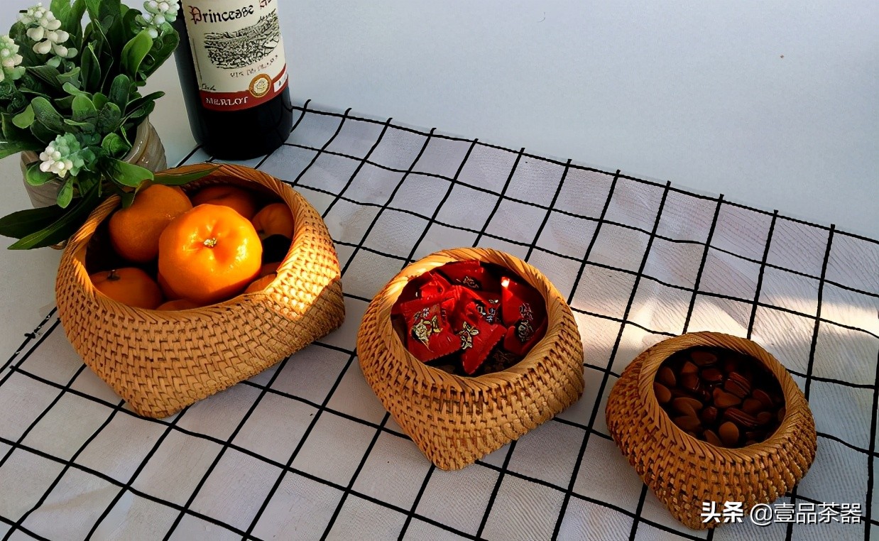 茶器收纳藤编,藤编投茶器