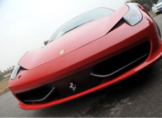 红色法拉利458图片,法拉利458红色款