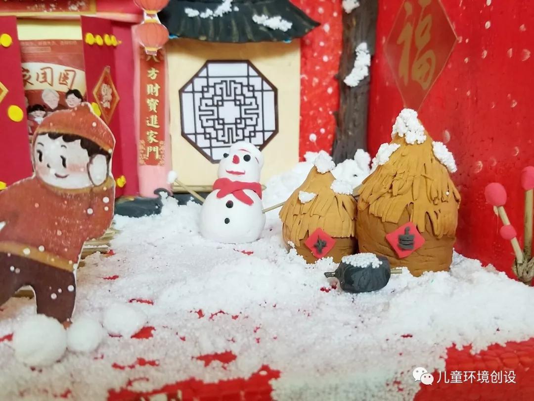 幼儿园新年环创参考,幼儿园新年教室环创