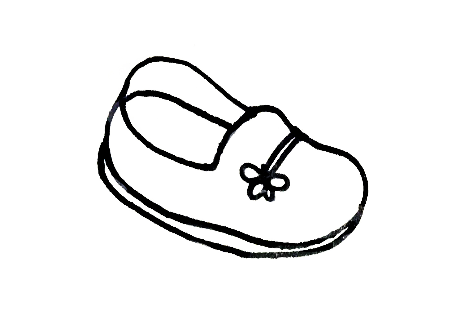 鞋简笔画又简单又漂亮,各种各样的鞋简笔画