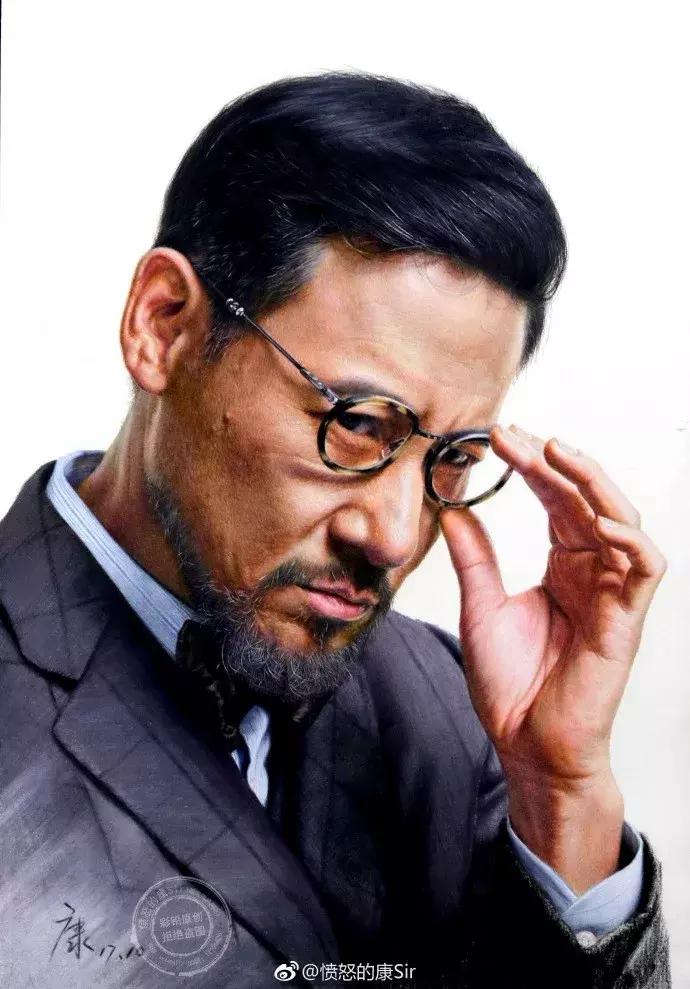 写实彩铅画,超好看素描画迪丽热巴