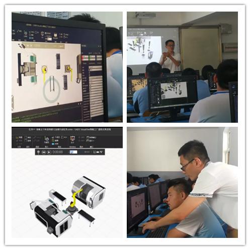 青岛工贸职业学校数控教研组开展校级展示课活动