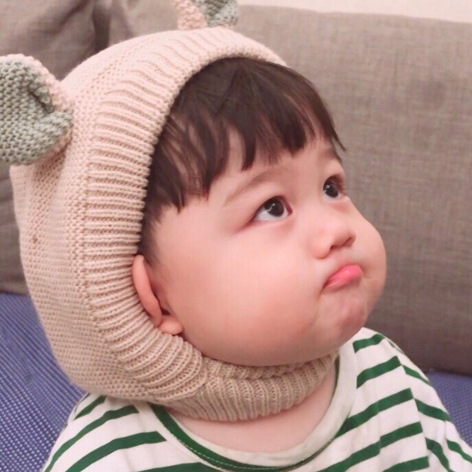 萌娃可爱头像一男一女,手绘萌娃最新头像男孩