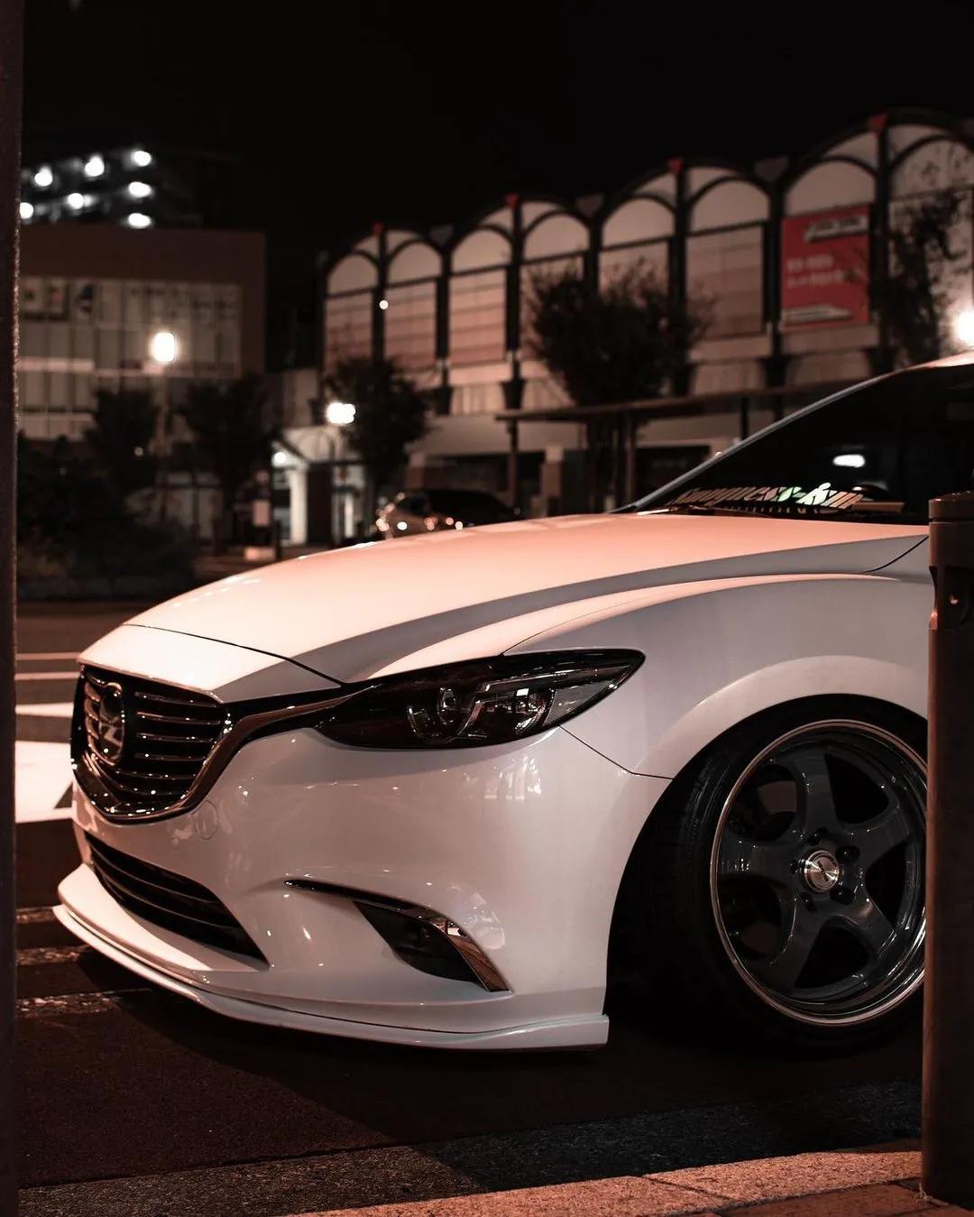 阿特兹轮毂改装案例,马自达阿特兹改装案例